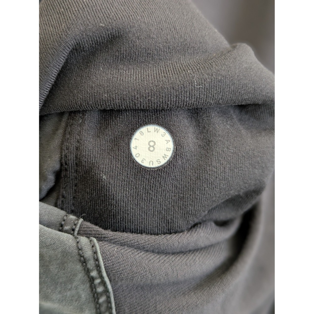 Lululemon Women's Hoodie Starting Place Sweatshirt Pullover Pockets Black Size 8 - Picture 5 of 13